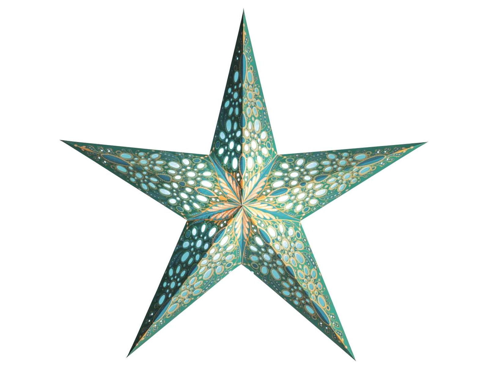 Bild von starlightz festival small turquoise earth friendly Leuchtstern