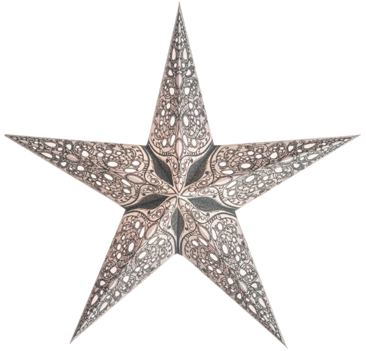 Bild von starlightz raja small silver earth friendly Leuchtstern