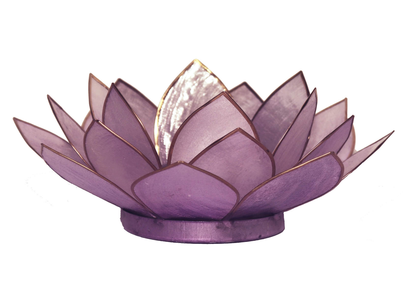 Bild von Teelicht Lotus-Licht Frühjahrssonne flieder